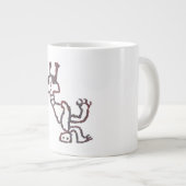 Stijlvol Mythisch Cijfer Jumbo Mok (Voorkant rechts)