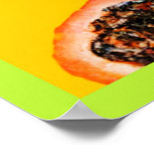 Stijlvol neon fruit patroon poster (Hoek)