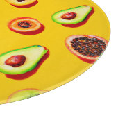 Stijlvol neon fruit patroon snijplank (Hoek)