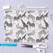 Stijlvol Oerwoud-dierenpatroon Tissuepapier (Craft)