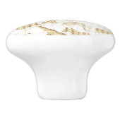 Stijlvol Oerwoud Wilde Dieren Patroon Keramische Knop (Zijkant)