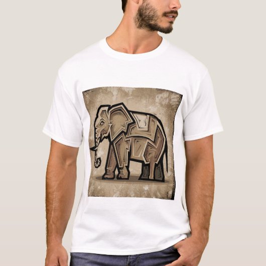 Stijlvol olifant t-shirt (Voorkant)
