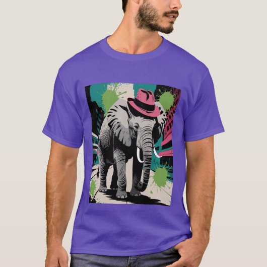 Stijlvol olifant t-shirt (Voorkant)