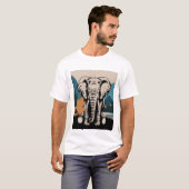 Stijlvol olifant t-shirt (Voorkant volledig)