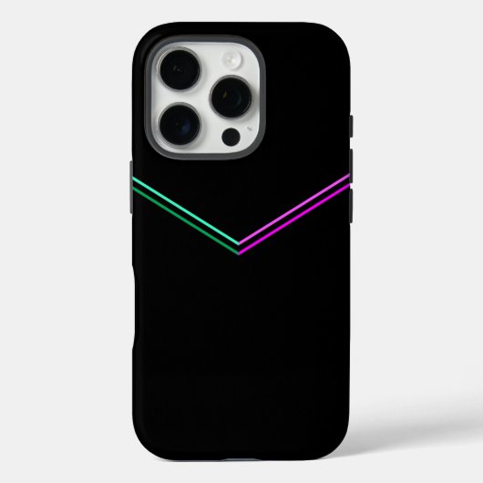Stijlvol ontwerp van het Chevron Pattern-model op Case-Mate iPhone Case (Achterkant)