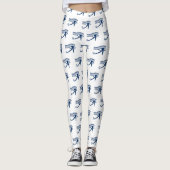 Stijlvol oog van Horus Lucky Talisman Leggings (Voorkant)