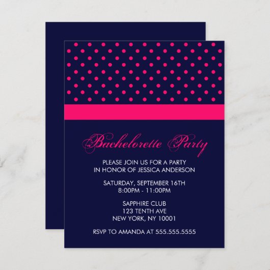 Stijlvol, opgerold poolpuntenpatroon kaart (Voorkant / Achterkant)