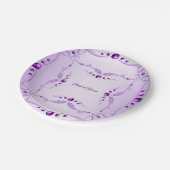 Stijlvol Paars decoratief Bord (Gekanteld)