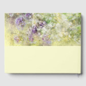 Stijlvol Paars Floral Gastenboek (Achterkant)