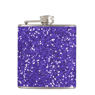 Stijlvol Paars glitter Heupfles