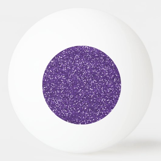 Stijlvol Paars glitter Pingpongballen (Voorkant)
