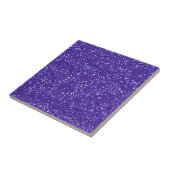 Stijlvol Paars glitter Tegeltje (Zijkant)