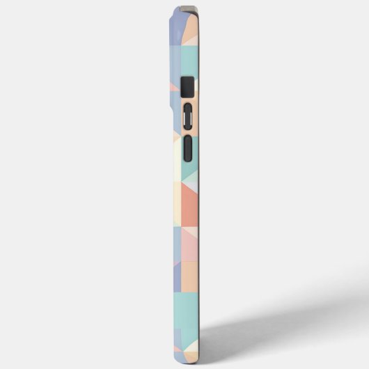 Stijlvol pastelkleuren geometrisch patroonontwerp Case-Mate iPhone case (Achterkant / Links)