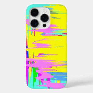 Stijlvol patroon ontwerp in zomerkleuren iPhone 16 pro hoesje