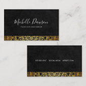 Stijlvol patroon visitekaartje (Voorkant / Achterkant)