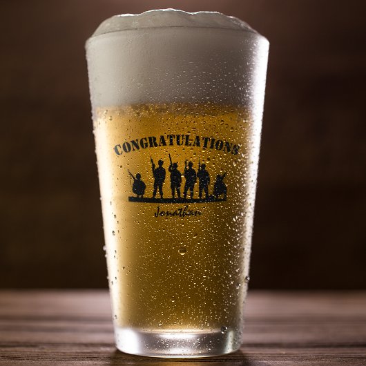 Stijlvol, persoonlijk leger dat uitkomt glas