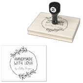 Stijlvol, persoonlijk verwerkt door 	rubberstempel (Gestempeld)