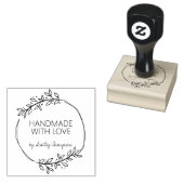 Stijlvol, persoonlijk verwerkt door 	rubberstempel (Gestempeld)