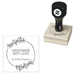 Stijlvol, persoonlijk verwerkt door 	rubberstempel