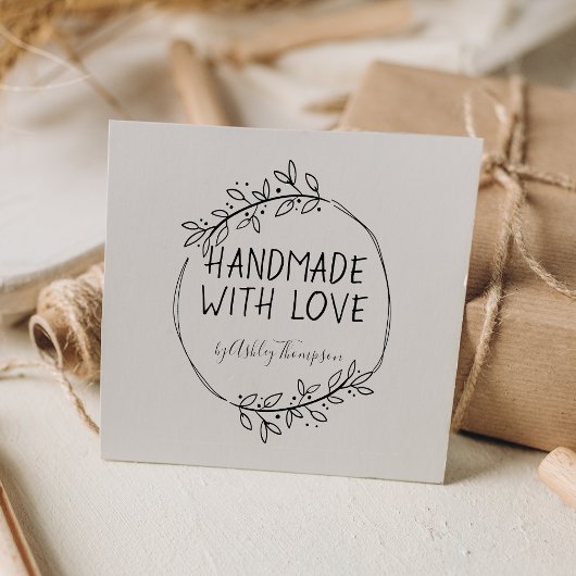 Stijlvol, persoonlijk verwerkt door 	rubberstempel