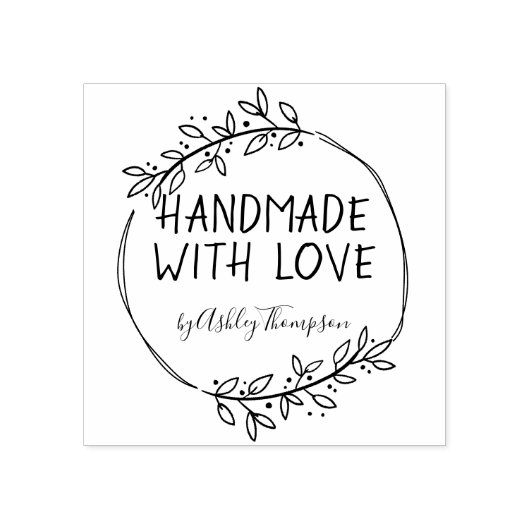 Stijlvol, persoonlijk verwerkt door 	rubberstempel (Afrduk)