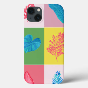 Stijlvol plezier Roze Waterverf Bloemenpatroon Hoe iPhone 13 Hoesje