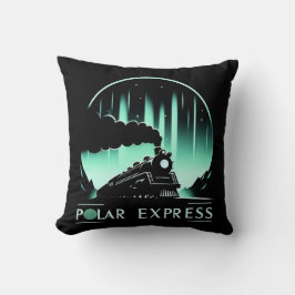 Stijlvol Polar Express Trein Design Kussen