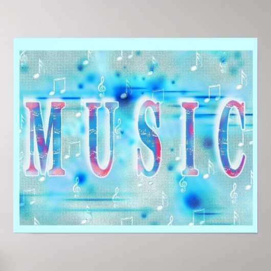 Stijlvol Poster voor muziek (Voorkant)