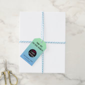 Stijlvol professioneel bedankt aangepaste verloop cadeaulabel (Met Touw)