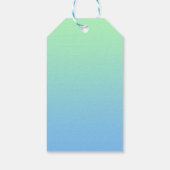 Stijlvol professioneel bedankt aangepaste verloop cadeaulabel (Achterkant)