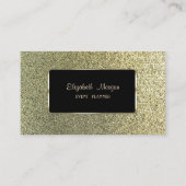 Stijlvol, professioneel en glitterig, elegant visitekaartje (Voorkant)
