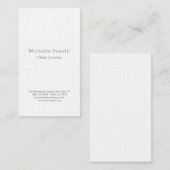 Stijlvol, professioneel minimalistisch visitekaartje (Voorkant / Achterkant)