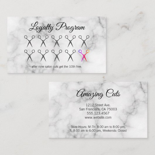 Stijlvol programma Loyalty (Voorkant / Achterkant)