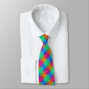 Stijlvol regenboogpatroon stropdas