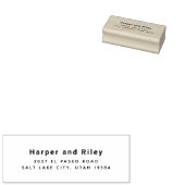 Stijlvol retouradres Rubberstempel Rubberstempel (Gestempeld)