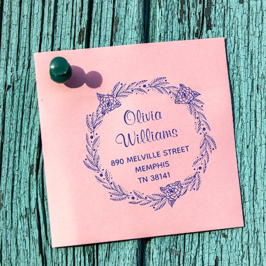 Stijlvol retouradres voorgeïnkt stempel