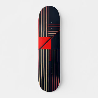 Stijlvol retro grafisch ontwerp skateboard