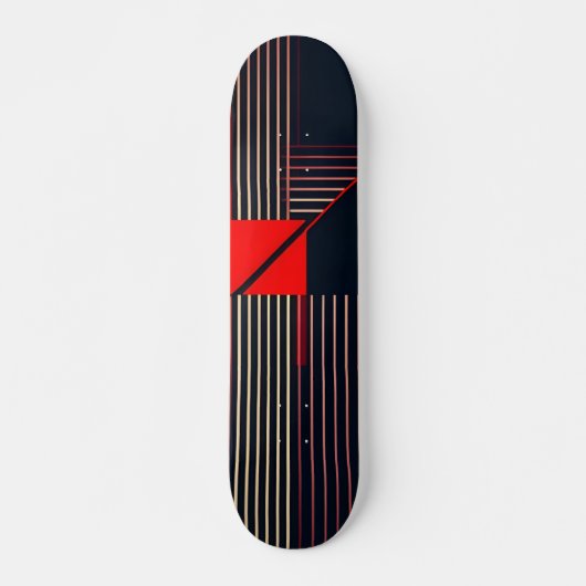 Stijlvol retro grafisch ontwerp skateboard (Voorkant)