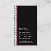 Stijlvol Retro-Visitekaartjes Visitekaartje (Achterkant)