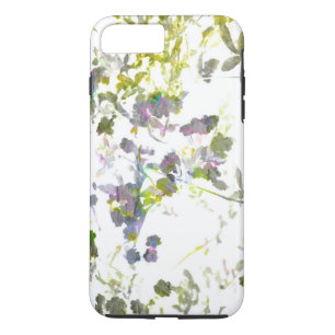 Stijlvol romantisch bloemontwerp voor waterkleurig 	iPhone 8 plus / 7 plus hoesje