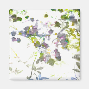 Stijlvol romantisch bloemontwerp voor waterkleurig magneet