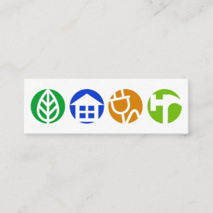 Stijlvol Rond Algemeen Bouw Placard Signaal Mini Visitekaartje