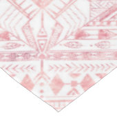 Stijlvol Roos Gold Geometric Tribal Aztec Pattern Tafelkleed (Gekanteld)