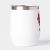 Stijlvol Roos met overmaat -  rood (Rechts)