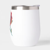 Stijlvol Roos met overmaat -  rood (Links)