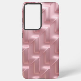 Stijlvol Roze Geometrisch Patroon Samsung Galaxy H Hoesje