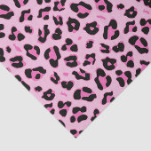Stijlvol roze luipaard patroon tissuepapier (Detail)