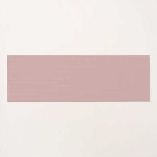 Stijlvol Roze Modern Script Girly Monogram Naam Yogamat (Achterkant (horizontaal))