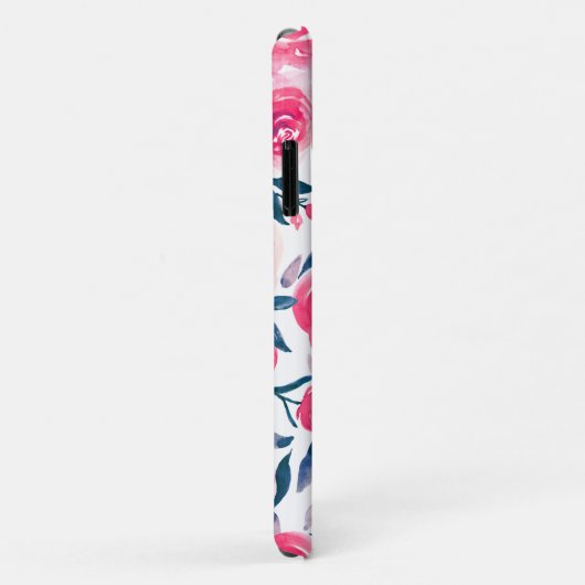 Stijlvol roze Rozen Waterverf Case-Mate iPhone Case (Achterkant/rechts)