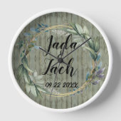 Stijlvol Rustic Leafy Wreath Wedding (Voorkant)